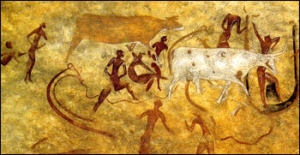 Cattle Rock Art - source Telespazio,&nbsp; Luca Pietranera, sahara_paint